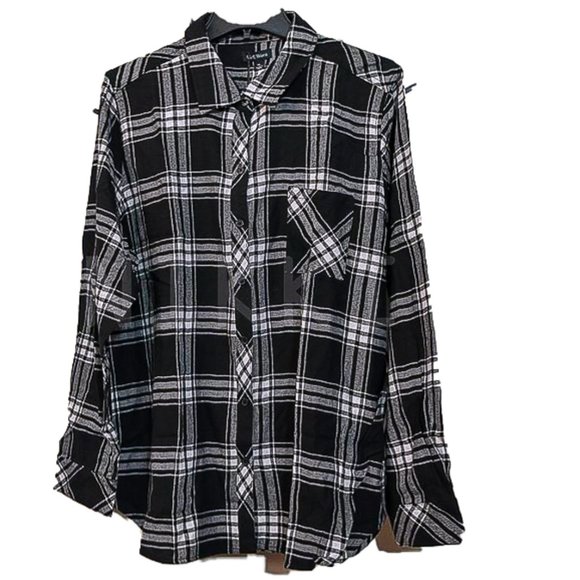 Brand new Well Worn Super Soft Cotton Blend Flannel Classic Plaid Shirt - Picture 3 of 7